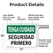 Signmission 10 in Height, 14 in Width, Plastic, Rectangle, Spanish OS-2PACK-BC-P-1014-L-10045 - alternate 2